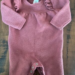 Carter’s Pink Knit Baby Romper
